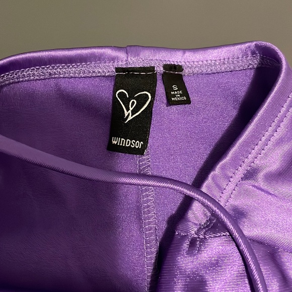 Windsor Asymmetrical Purple Dress - Picture 4 of 4